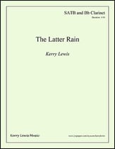 The Latter Rain SATB choral sheet music cover